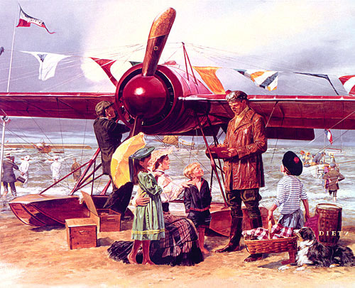 "Le Autograph" - James Dietz - Aviation Art